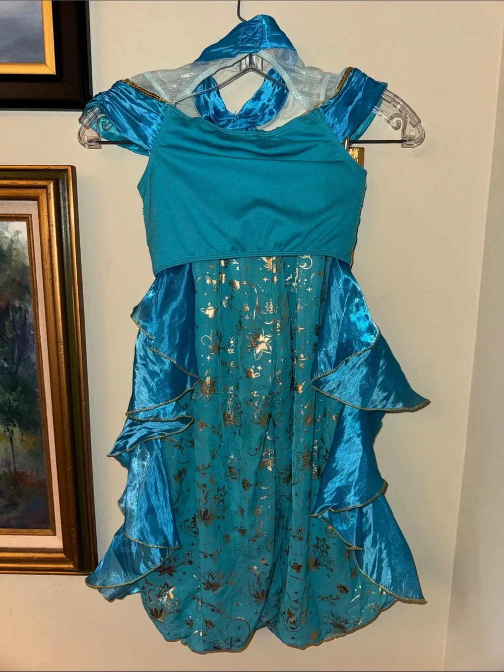 Disney Vintage Arabian Princess Jasmine 2PC Halloween Costume 5/6 Small Years